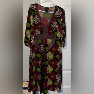 Women's Multicolor Midi Dress